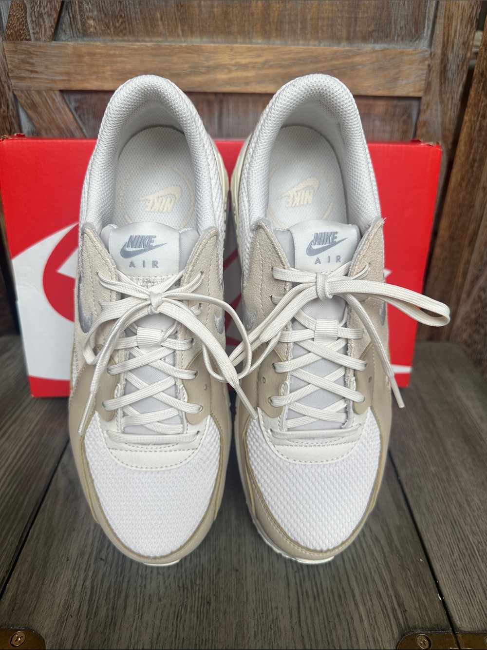 Nike Women Air Max Excee in Phantom and Metallic Silver IM4836-030 Size 9.5